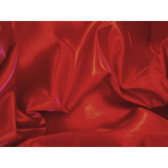 Satin FABRIC 5 YARDS OF 100% Satin 60" inch WIDE 15 COLOR Tablecloth By the Yard", (Color: Red)