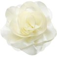 thumbnail image 1 of Satin Fabric Rose Flower Brooch for Women 5.5in Oversized Camellia Corsage Elegant Floral Boutonniere for Wedding Party Dance Banquet Ceremony Dress Accessory Handmade Jewelry, 1 of 12