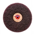 thumbnail image 1 of Satin Finish Buff 2ply - 4”, Medium Brush Buffing Wheel For Polishing Motors, 1 of 9