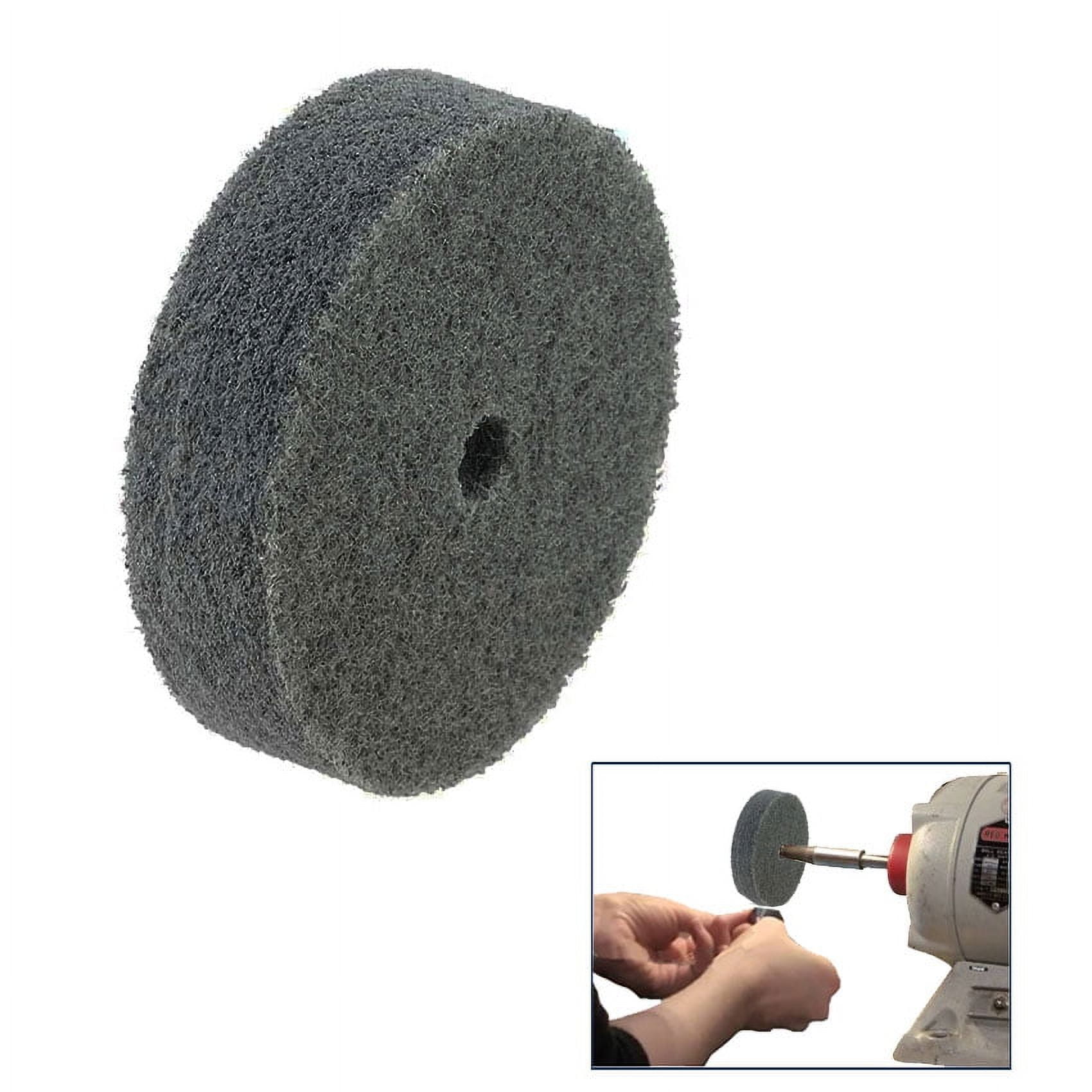 Satin Finish Buff Wheel 3” X 3/4" For Jewelers And Watchmakers