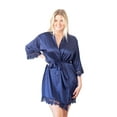 thumbnail image 1 of Satin Floral Lace Robe, 1 of 1