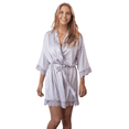 thumbnail image 1 of Satin Floral Lace Robe, 1 of 2