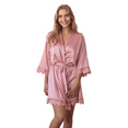thumbnail image 1 of Satin Floral Lace Robe, 1 of 2