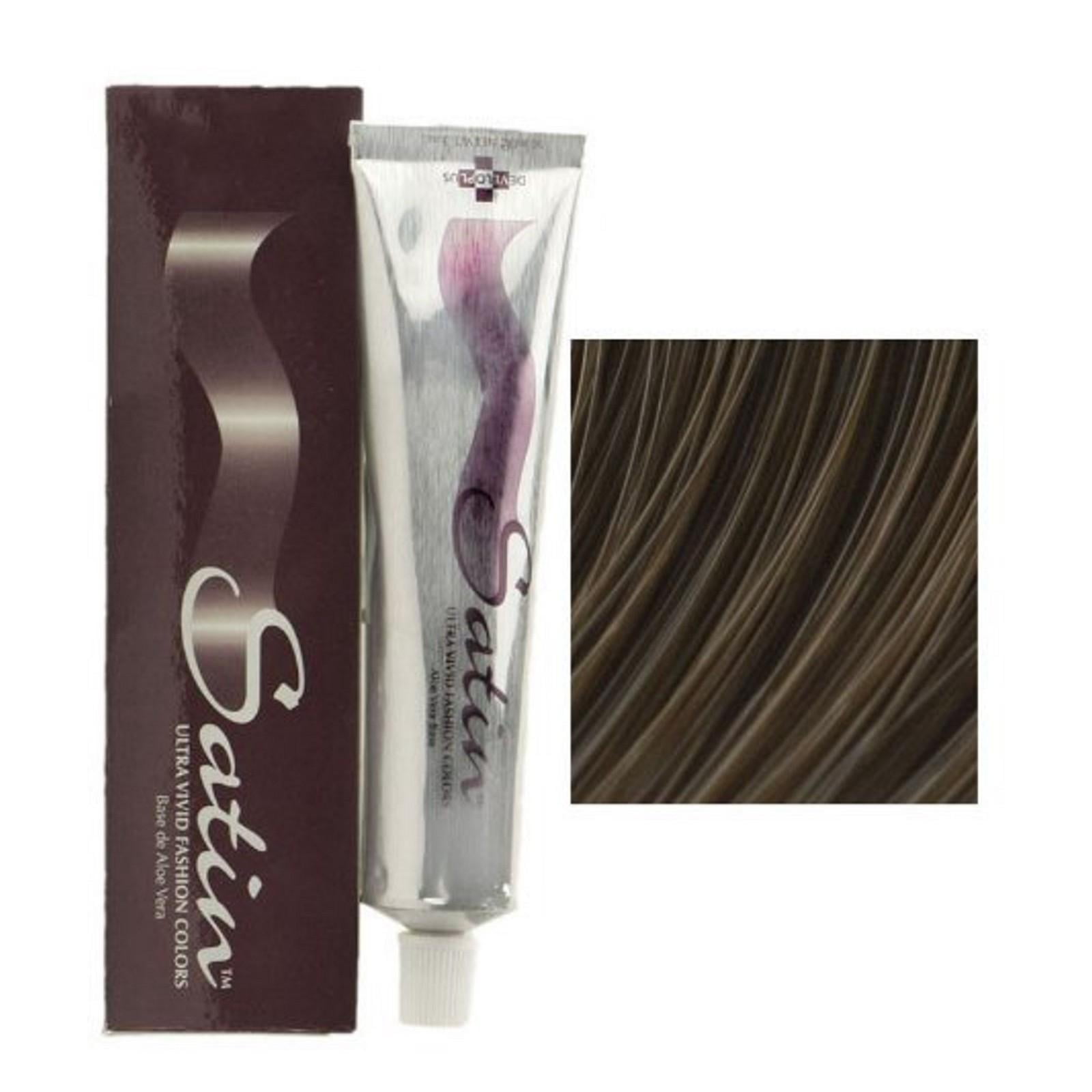 Satin Golden Brown Hair Color 4G 3 Oz,Pack of 3