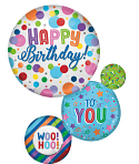 LRG SHP XL STN HAPPY BIRTHDAY ORBS