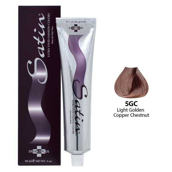 Satin Haircolor 5GC Light Golden Copper Chestnut