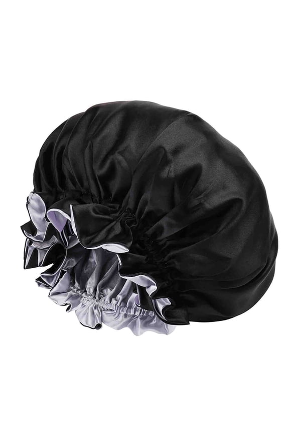 Satin Hair Sleep Cap for Curly,Voluminous,or Straight Hair | Prevents Frizz,Dryness,Knots,Hair Breakage