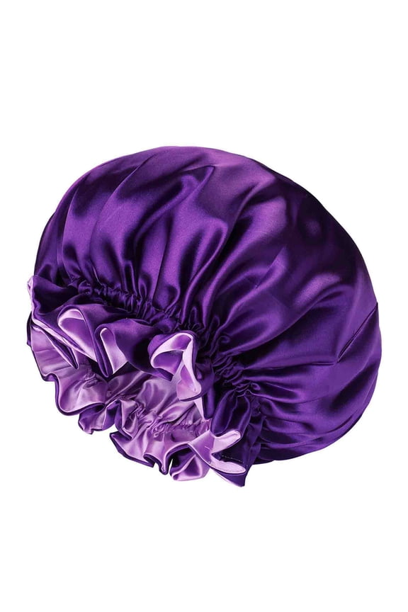 Satin Hair Sleep Cap for Curly,Voluminous,or Straight Hair | Prevents Frizz,Dryness,Knots,Hair Breakage
