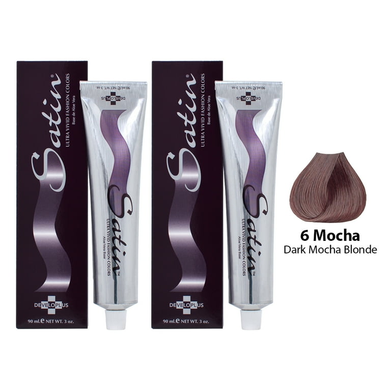 Satin Haircolor 6 Dark Mocha Blonde (Pack of 2) - Walmart.com