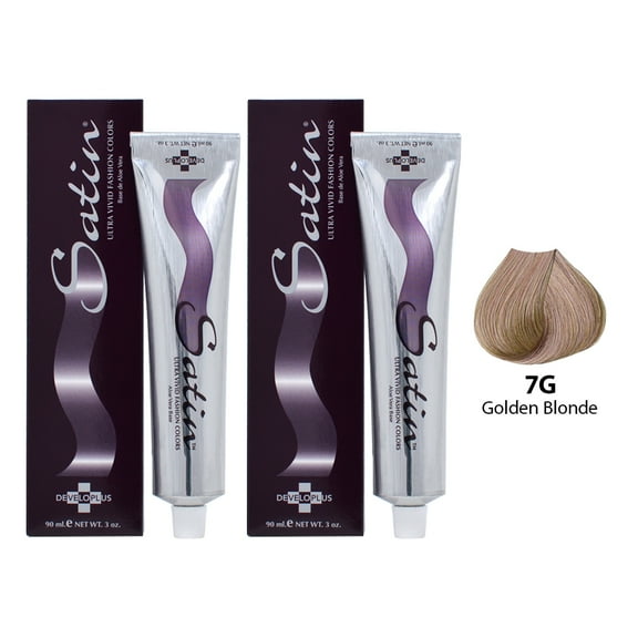 Satin Haircolor 7G Gloden Blonde (Pack of 2)