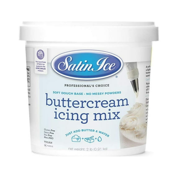 Satin Ice Buttercream Icing Mix, 5 Pounds