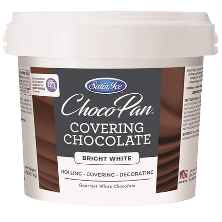 Satin Ice ChocoPan Bright White Covering Chocolate, 5 Pound