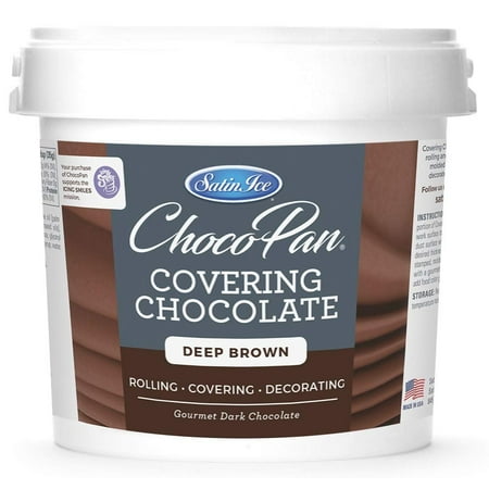 Satin Ice ChocoPan Deep Brown Covering Chocolate, 10 Pounds