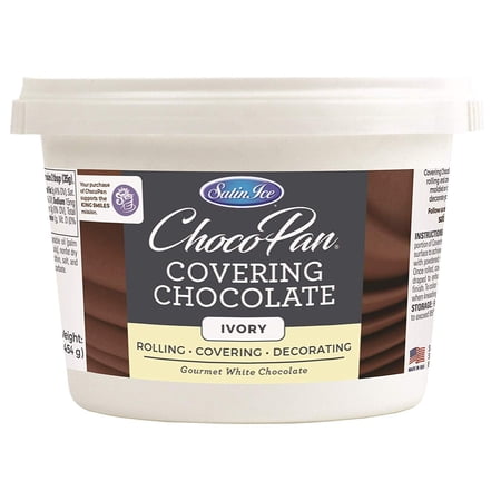 Satin Ice ChocoPan Ivory Covering Chocolate, 1 Pound