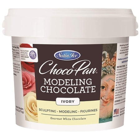 Satin Ice ChocoPan Ivory Modeling Chocolate, 5 Pounds