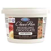 Satin Ice ChocoPan Modeling Chocolate 1lb Pail-Deep Brown