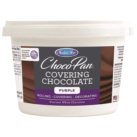 Satin Ice ChocoPan Purple Covering Chocolate, 1 Pound