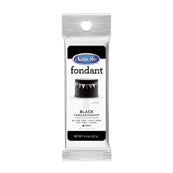 Satin Ice Fondant Black 4.4 oz