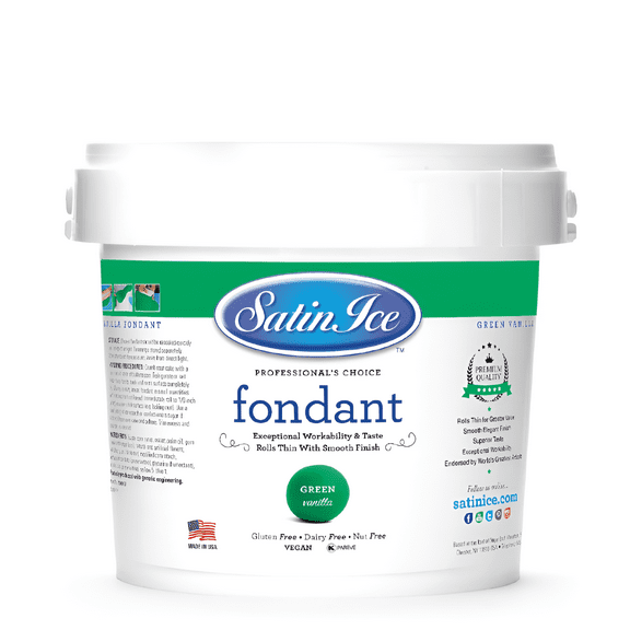 Satin Ice Fondant Green 2#