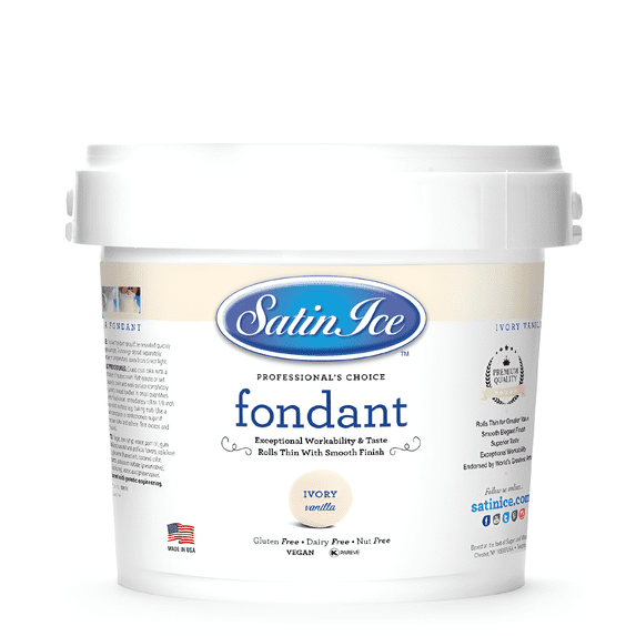 Satin Ice Fondant Ivory 2#