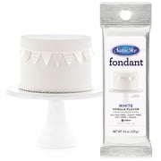 Satin Ice Fondant for Cake Decorating, White, Vanilla, 4.4 Ounce
