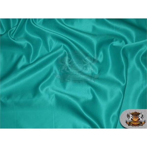 Satin L'amour Solid Fabric JADE / 60" Wide / Sold by the yard