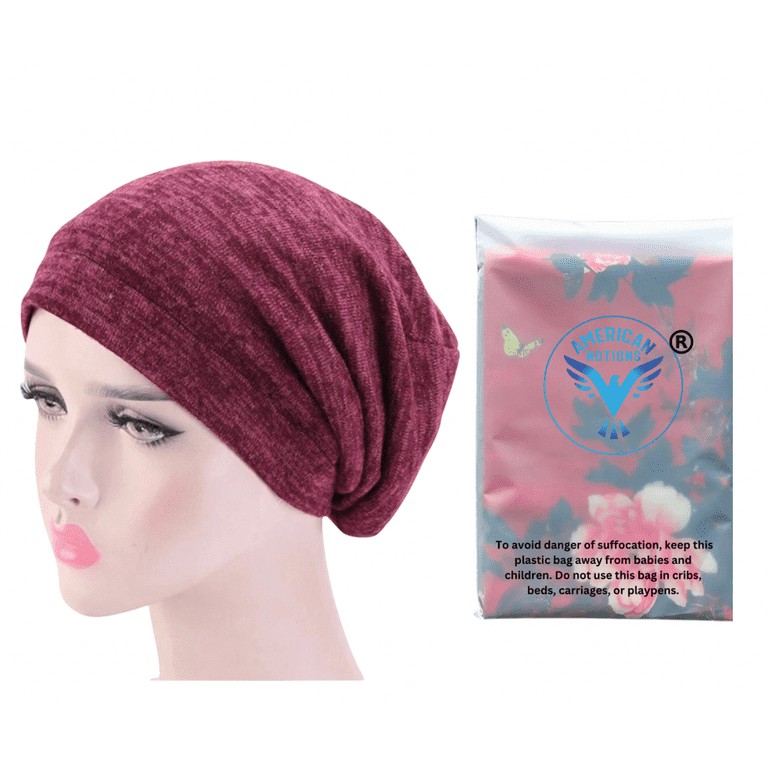 Satin lined 2025 sleep cap