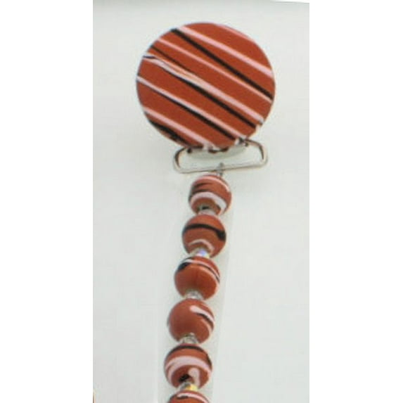 Satin Look Pacifier Clip