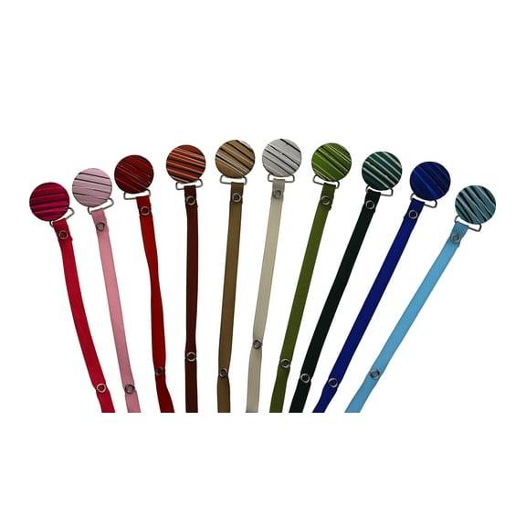 Satin Look Ribbon Pacifier Clip