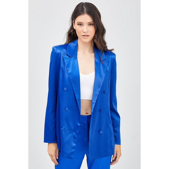 Satin Lux Blazer Jacket