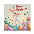 thumbnail image 1 of Satin Napkin Square 20 Inches Soft Smooth Decorative Napkins for Party Wedding Banquet and Dinner Cartoon Easter Bunny, 1 of 8