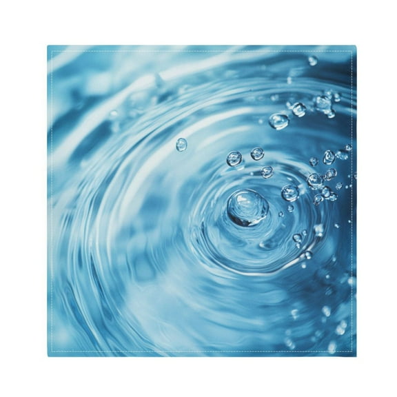 Satin Napkin Square 20 Inches Soft Smooth Decorative Napkins for Party Wedding Banquet and Dinner Circular Ripple