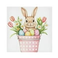 thumbnail image 1 of Satin Napkin Square 20 Inches Soft Smooth Decorative Napkins for Party Wedding Banquet and Dinner Easter Bunny and Bucket, 1 of 8