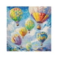 thumbnail image 1 of Satin Native Fab Cotton Dinner Napkin Colorful Ascent Reusable, 1 of 8