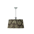 thumbnail image 1 of Satin Nickel 12 Inch Pendant Kit with 20 Inch Lamp Shade, 1 of 5