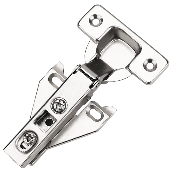Satin Nickel 30 Pairs Face Frame Cabinet Hinges