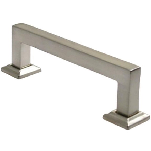 Satin Nickel 4 In. On Center Square Pull
