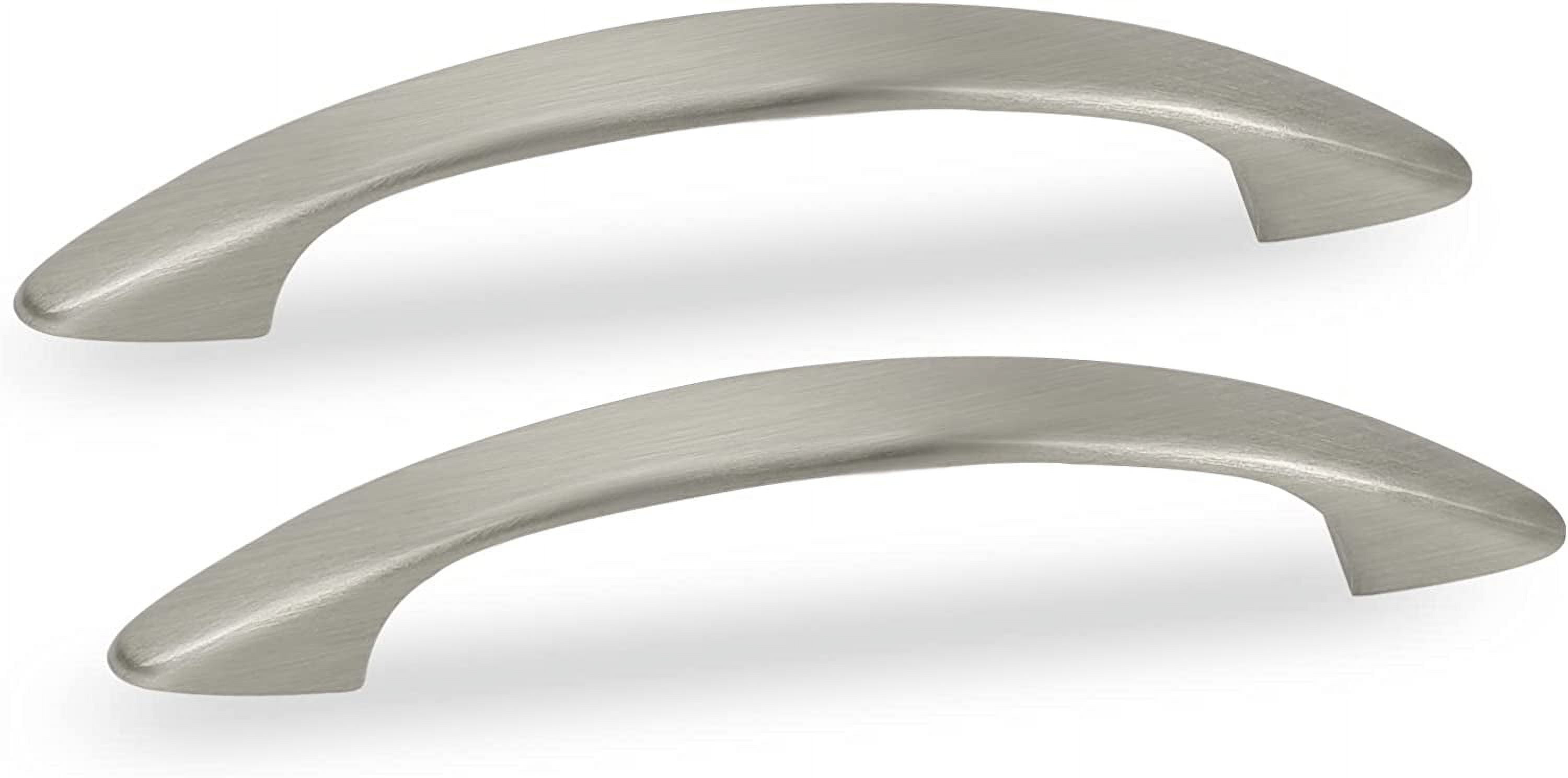 Satin Nickel Cabinet Handles Drawer Pulls 3 inch Kitchen Cabinet Pulls ...