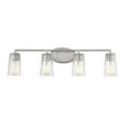 thumbnail image 1 of Satin Nickel Four Light Bath Bar from the Sacremento Collection, 1 of 5
