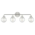thumbnail image 1 of Satin Nickel Four Light Bathroom Vanity from the Mason Collection, 1 of 5