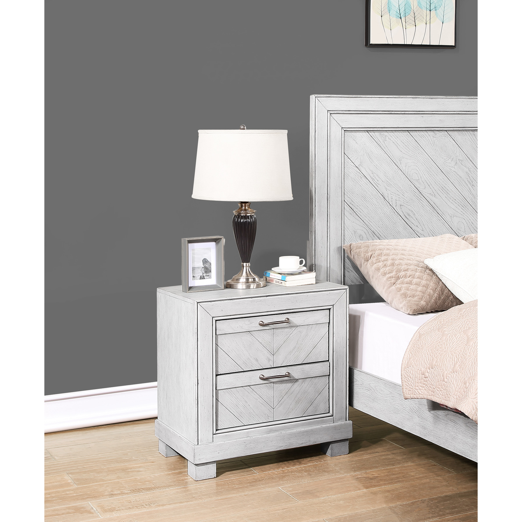 Satin Nickel Handles - Fully Extendable Function - Bedside Placement ...