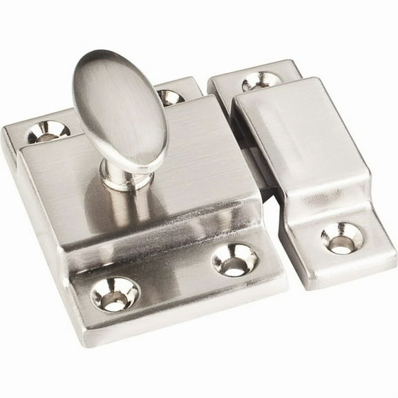 Satin Nickel Kitchen Cabinet Latch Furniture Knob Pull Closet Catch Cupboard