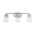 thumbnail image 1 of Satin Nickel Three Light Bath Bar from the Sacremento Collection, 1 of 6