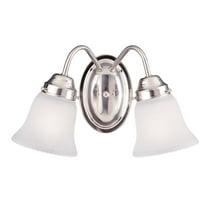 Brighton Light Bath Bar-Finish:Satin Nickel,Lights:2