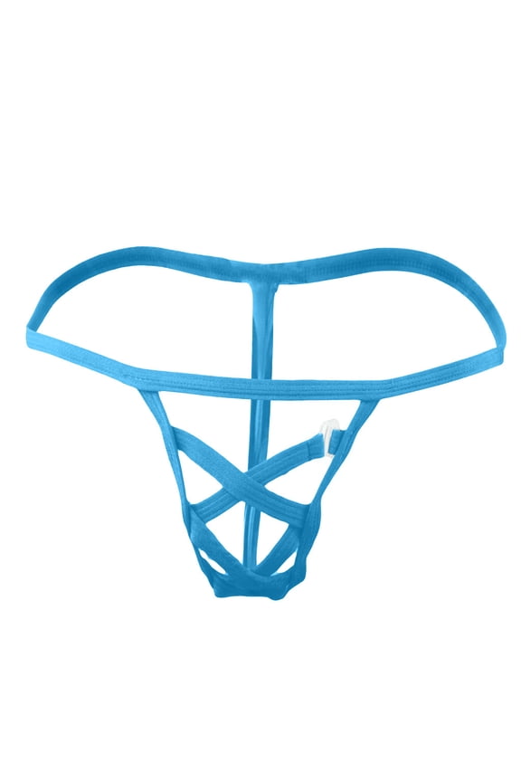 Men's Boxer Briefs Ice Silk Male Low Waist Micro Bikini Panties