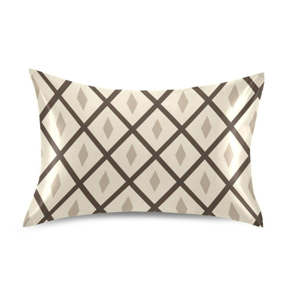 Satin Pillow Case Standard Silk Pillow Cover for Hair and Skin Envelope Closure Moon Light Block 20"x26"