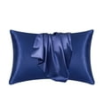 thumbnail image 1 of Satin Pillow Cases Set of 2, Cool Pillowcase for Hair and Skin Health,(Standard 20''×30''), 1 of 8
