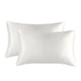 thumbnail image 1 of Satin Pillowcase 2 Pack Soft Breathable Silky Pillow Case for Hair and Skin, Cooling Silk Pillow Covers with Envelope Closure Queen Size 20"X 30", 1 of 5