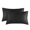 thumbnail image 1 of Satin Pillowcase 2 Pack Soft Breathable Silky Pillow Case for Hair and Skin, Cooling Silk Pillow Covers with Envelope Closure Queen Size 20"X 30", 1 of 5