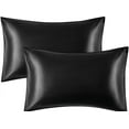 thumbnail image 1 of Satin Pillowcase (2 Pack) for Hair Skin Silk Pillow Case, Queen Size(20x30 inch), 1 of 6